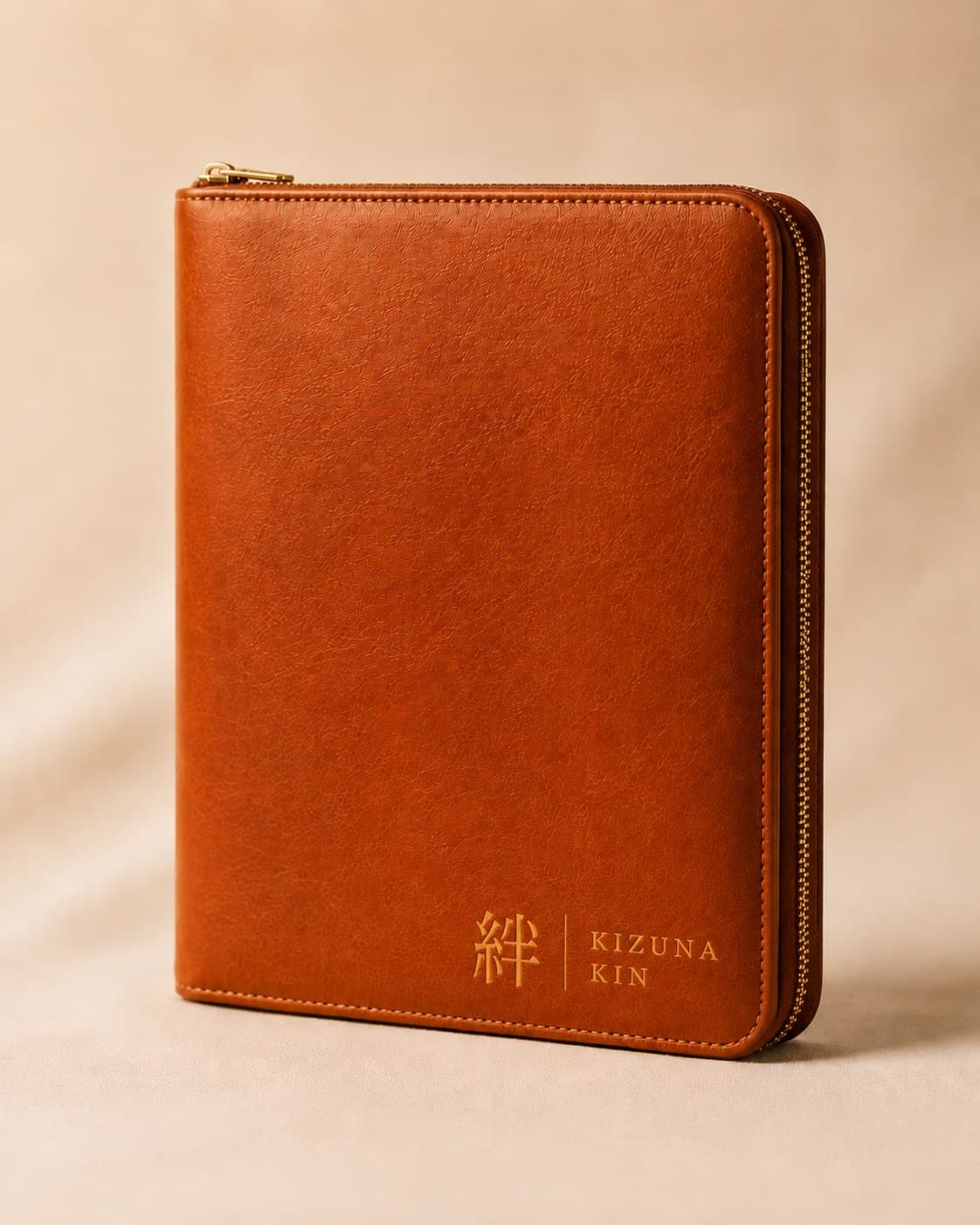 The Folio in cognac leather